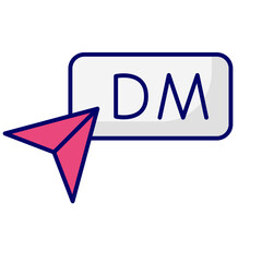 direct message illustration
