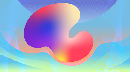 Abstract background gradients full color 