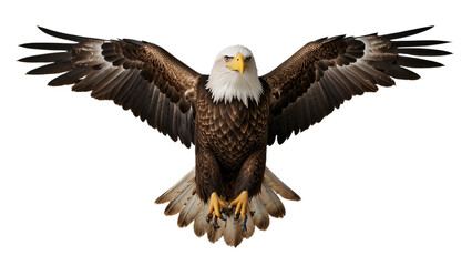 Obraz premium american bald eagle. eagle on a transparent background