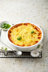 Shepperd's pie with white beans