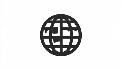 Global symbol representing network connectivity and digital communication for modern users around the world. Generative AI