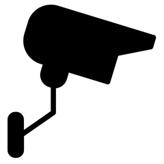 Security Cctv Camera Glyph Icon