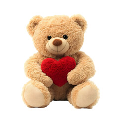 teddy bear with red heart