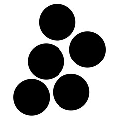 Ball Cannon Cartoon Glyph Icon