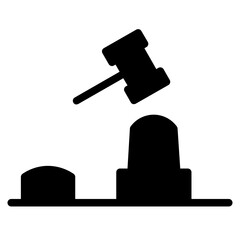 Mole Game Whack Glyph Icon