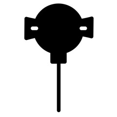 Spun Sugar Pink Glyph Icon