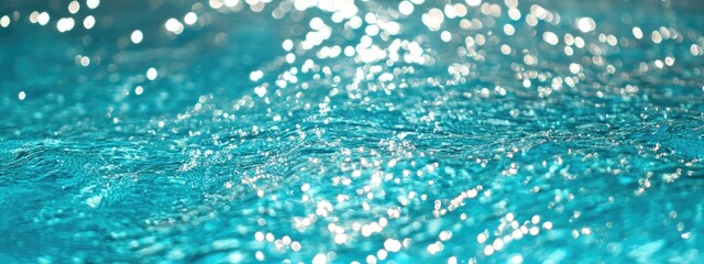 water texture close up. Selective focus.