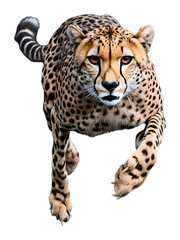 Cheetah Running, Black Background, Wildlife - Wildlife Photography