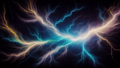creative electricity background graphic resource futuristic concept