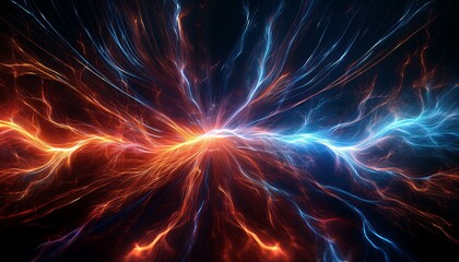creative electricity background graphic resource futuristic concept