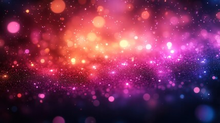 Fototapeta premium Shimmering Lights: A Festive Abstract Background
