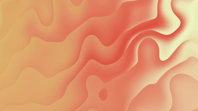 Orange and yellow wavy gradients background in a fluid abstract art ideal for posters, and contemporary design projects with dynamic energy