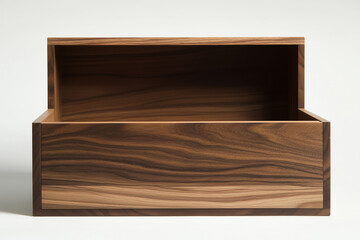 A Minimal Wooden Drawer with a Hidden Pull Design for a Sleek and Functional Storage Solution