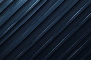 Obraz premium Abstract dark blue diagonal lines creating a modern textured background for design purposes