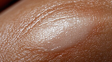 Fototapeta premium Close-up of human skin texture, showing pores and detail. Medical or cosmetic use