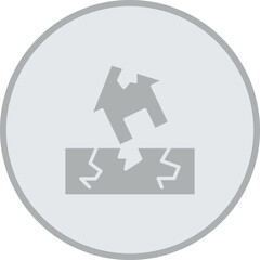 Catastrophe Vector Icon Design