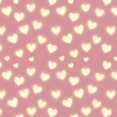 seamless background with hearts