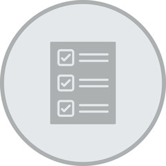 Listing Vector Icon Design