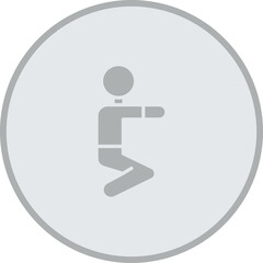 Fototapeta premium Squats Vector Icon Design