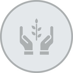 Obraz premium Community Garden Vector Icon Design