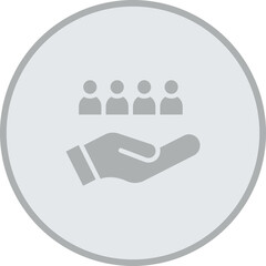 Community Outreach Vector Icon Design