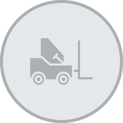 Forklift Vector Icon Design