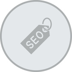SEO Tag Vector Icon Design