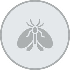 Moth Vector Icon Design