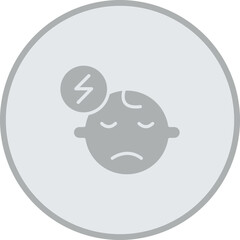 Obraz premium Depressed Vector Icon Design