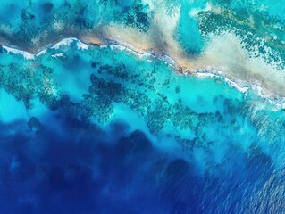 Coastline from above