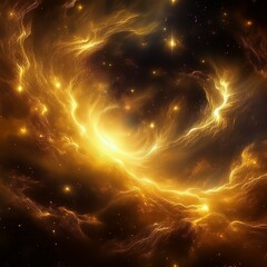 Obraz premium vastness of space concept background with clouds and gas