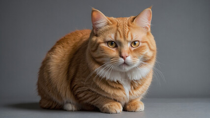 A cute tabby kitten with brown and gray fur looking adorably on a white background