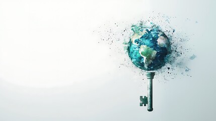 Key Unlocking the Potential of a Colorful Earth