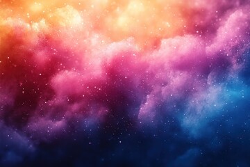 Naklejka premium Blurred watercolor spots create a vibrant and dreamy atmosphere with colorful hues and soft textures