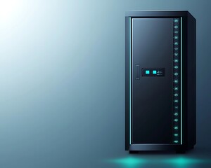 Modern High-tech Refrigerator with Futuristic Design