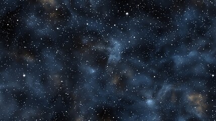 Naklejka premium A breathtaking view of a starry night sky with a nebula in the background, capturing the vastness and beauty of space.