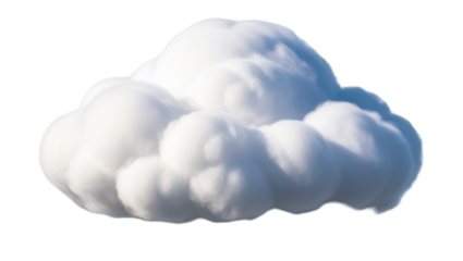 Heavenly Puffs: Nature’s Fluffy Cloud PNG Image with Transparent Background
