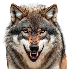 Fototapeta premium A wolf on transparent background