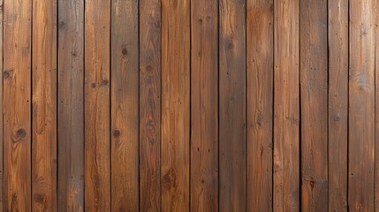 Naklejka premium Wooden wall with rich brown texture showcasing natural grain and pattern in close-up view