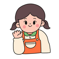 Fototapeta premium Cute kids characters , children with different poses