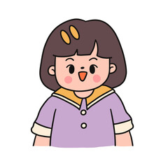 Cute kids characters , children with different poses