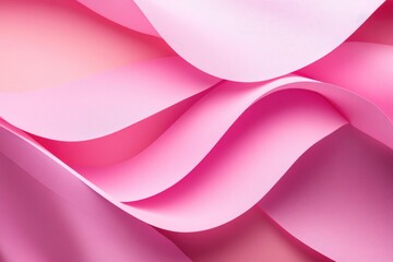 Pink paper flower close-up