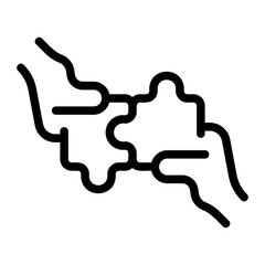 collaboration line icon