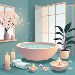Fototapeta premium Spa at Home