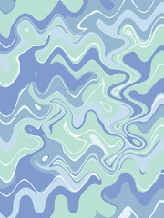 Blue green abstract background. Illustration for banner, poster, card