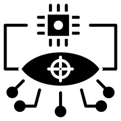 Vision System Glyph Icon