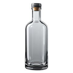 Empty bottle transparant background
