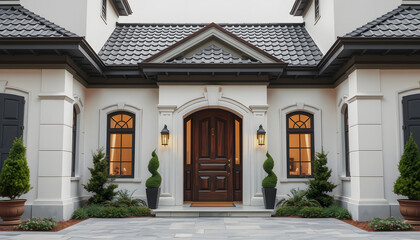Obraz premium Elegant home entrance , with white tonespng