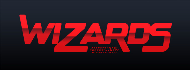 Futuristic sci-fi font, bold snake letters with geometric tails, sleek geometric typography for gaming, sports branding, cyberpunk design, modern technology headlines. Vector typeset