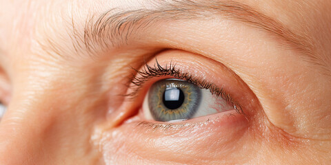 Fototapeta premium Close-up Photograph of a Human Eye